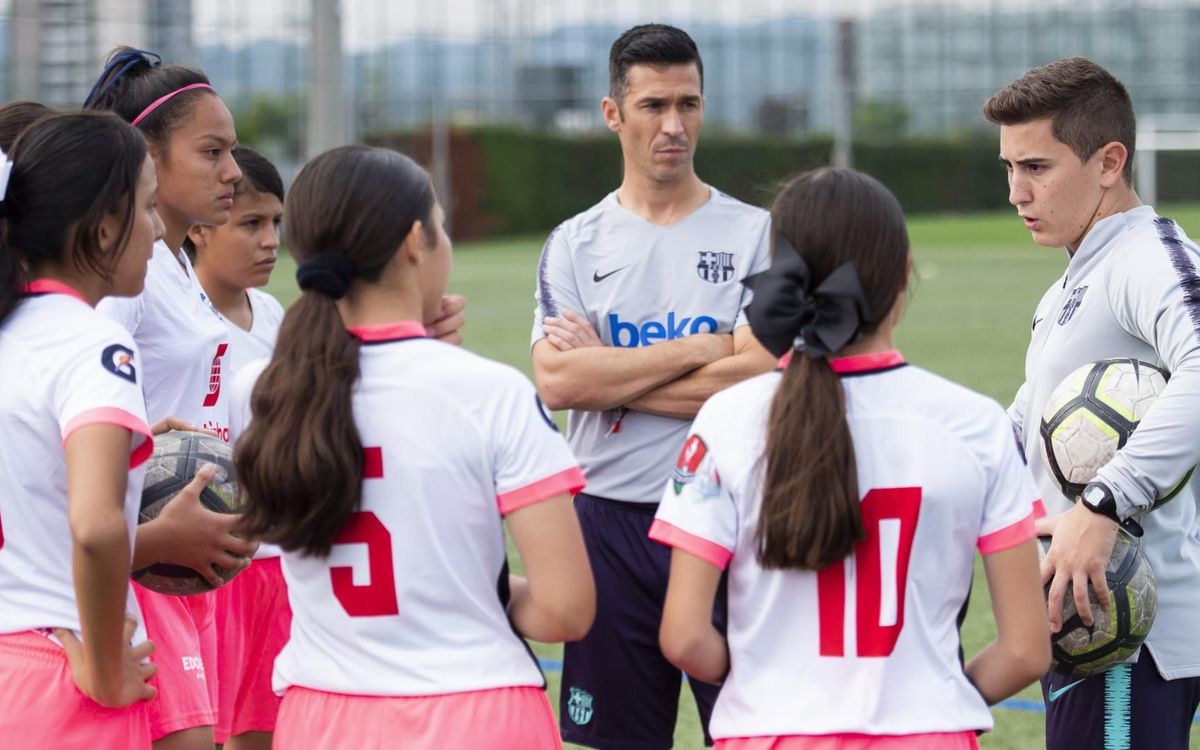 Luis Garcia, la ilusión de un grupo de niños Latinoamericanos en la Ciudad Deportiva