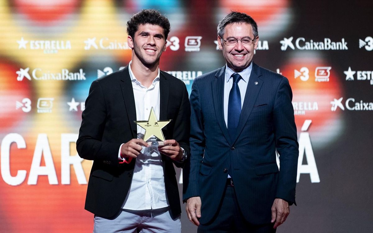 Aleñá y Alexia, protagonistas culés en la 7ª Gala de las Estrellas del Fútbol Català