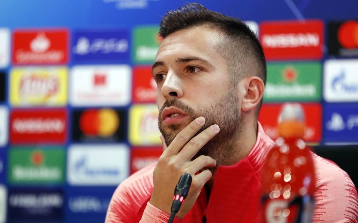 Jordi Alba: “Estem capacitats per suplir la baixa de Leo Messi entre tots”