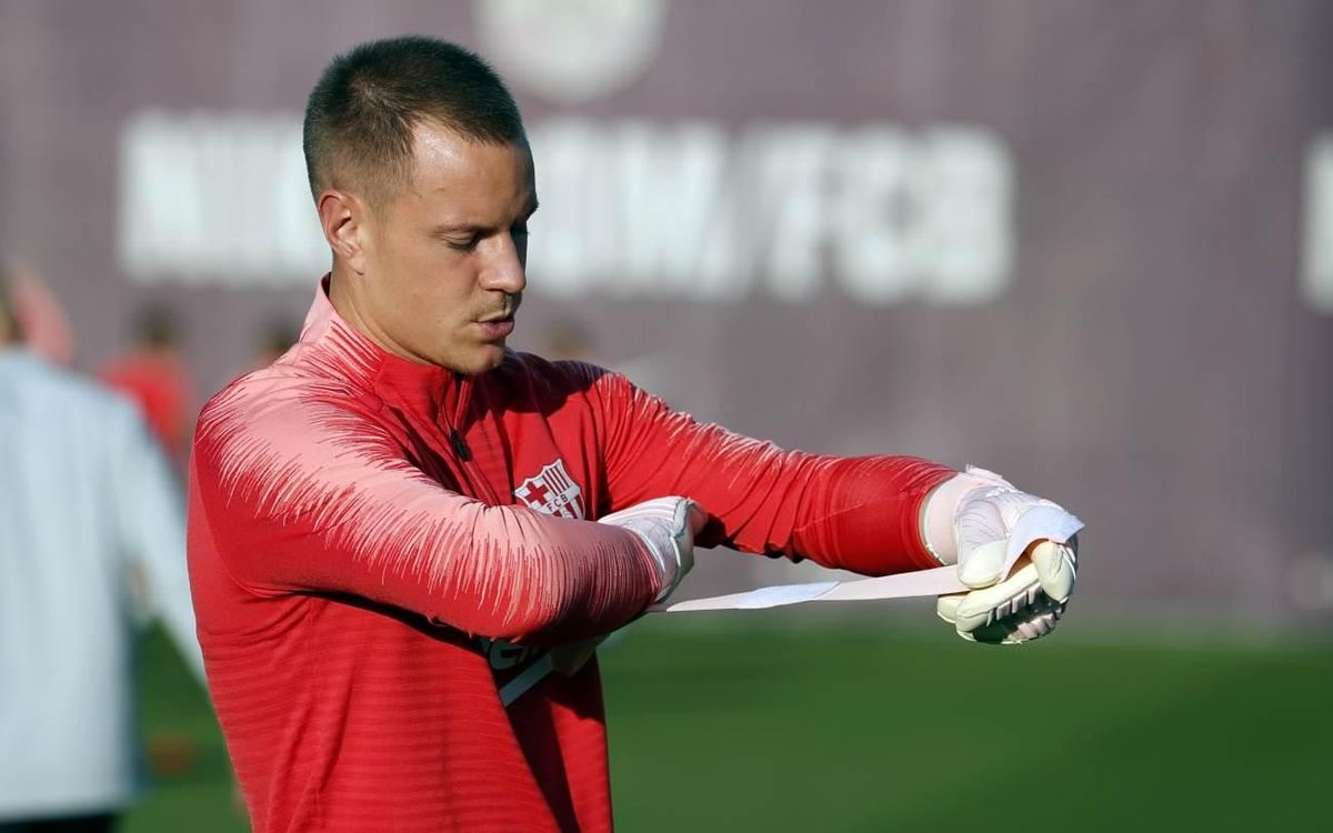 Así se prepara Ter Stegen para el Clásico