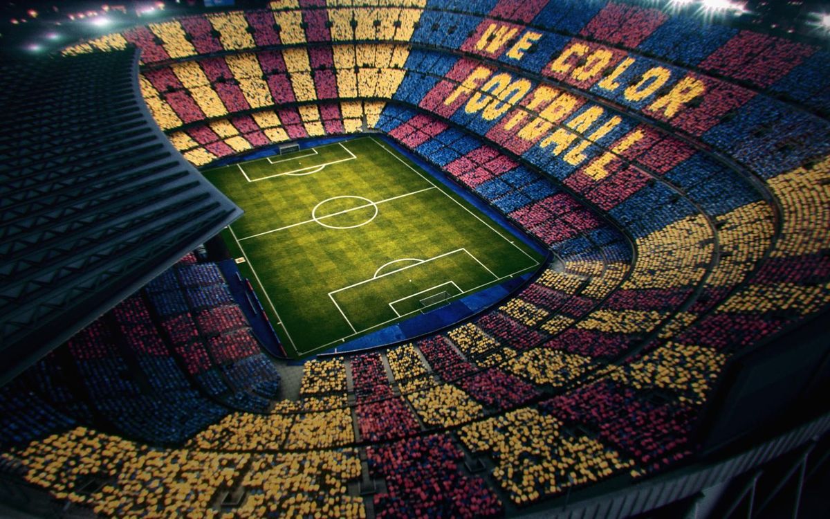 クラシコのモザイク、スローガンは‘We color football’