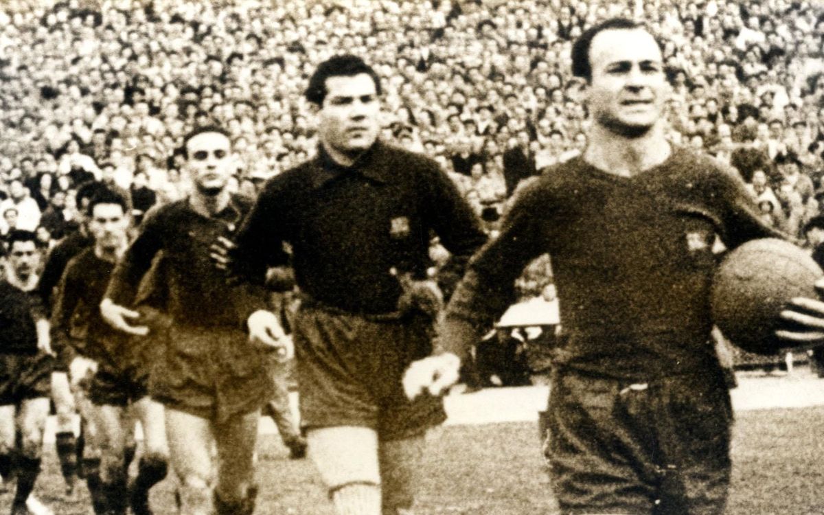 César Rodríguez, ídolo de la Cultural Leonesa y del Barça