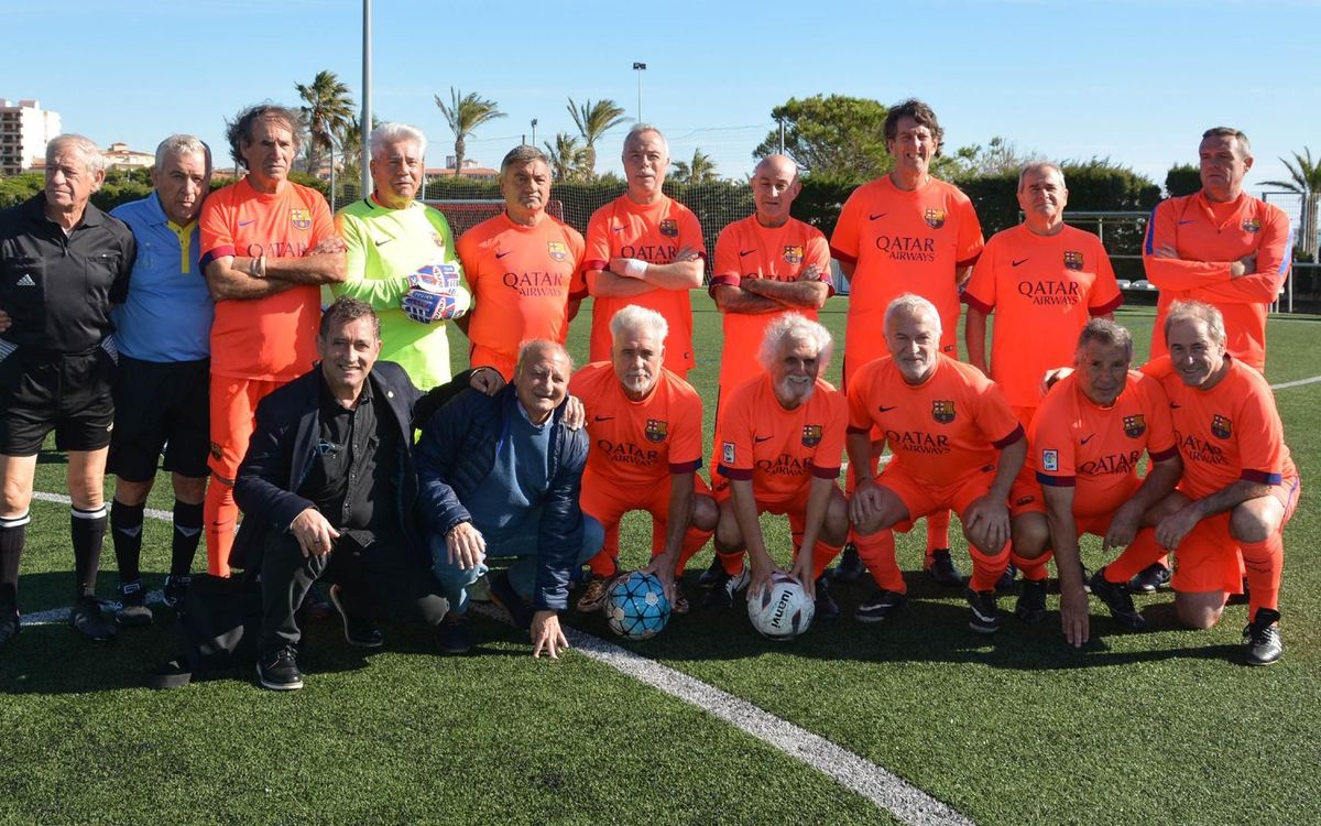 El equipo +55 de la Agrupación juega un Triangular Social en el Hospitalet del Infant