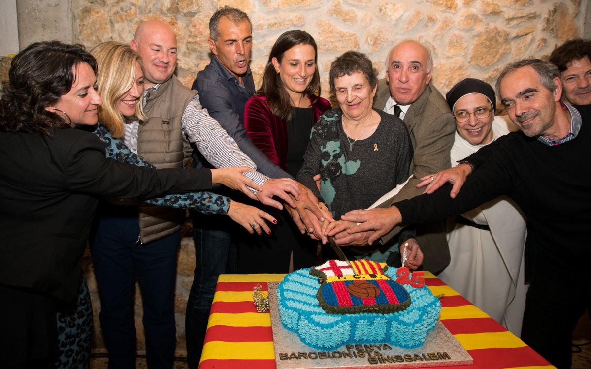 Celebración de los 25 años de la Penya Barcelonista Binissalem