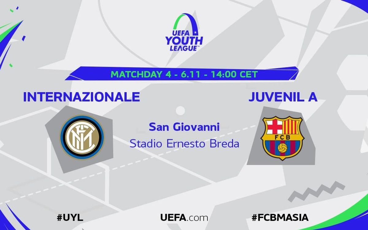 Inter - Juvenil A: ¡A por una victoria de prestigio!