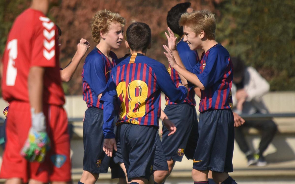 U-14s B goal exemplifies Barça DNA in 35 seconds