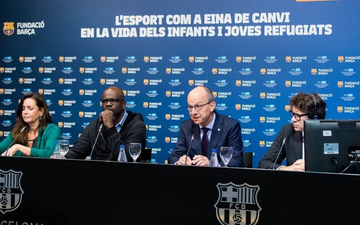 El programa per als refugiats de la Fundació Barça aconsegueix la millora del benestar emocional d'infants i joves refugiats
