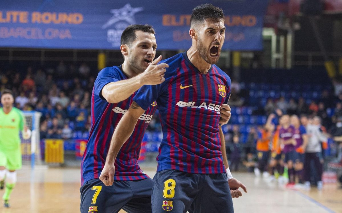 Barça Lassa - KMF Ekonomac: Primer test superado con nota (6-1)