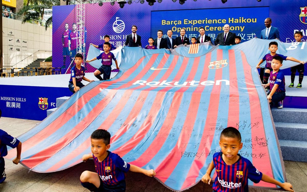 FC Barcelona opens Barça Experience in Haikou