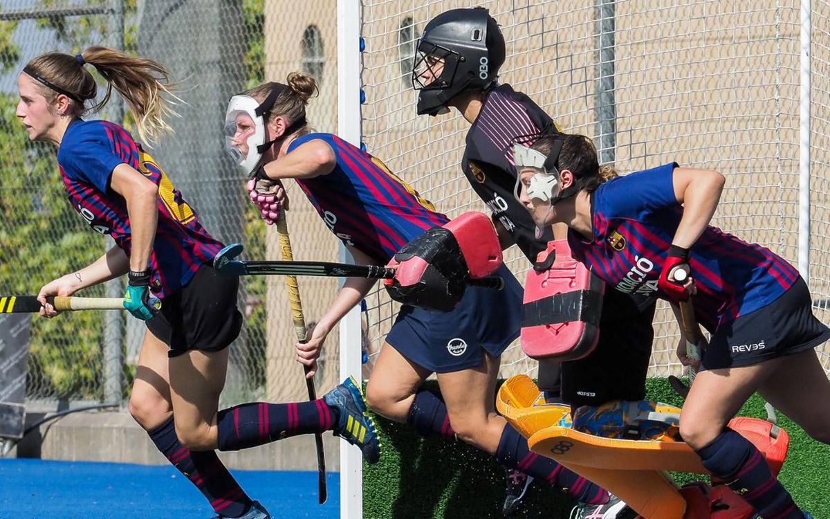 Las azulgranas finalizan la primera vuelta inmersas en la lucha por el ascenso | FOTO: Jaume Martínez