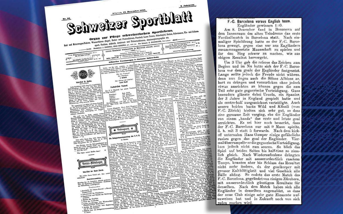 Joan Gamper, fundador i primer cronista del Barça