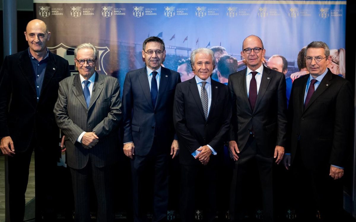 El Barça, presente en la tradicional cena de la Agrupación Barça Jugadores