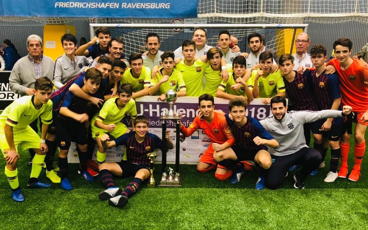 El Cadete B gana la MTU Hallen Cup