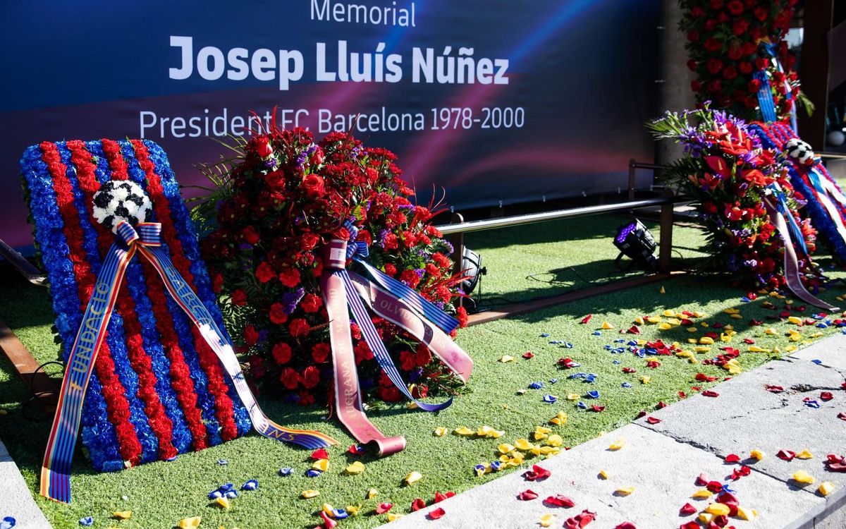 Espai Memorial al Camp Nou en record de Núñez