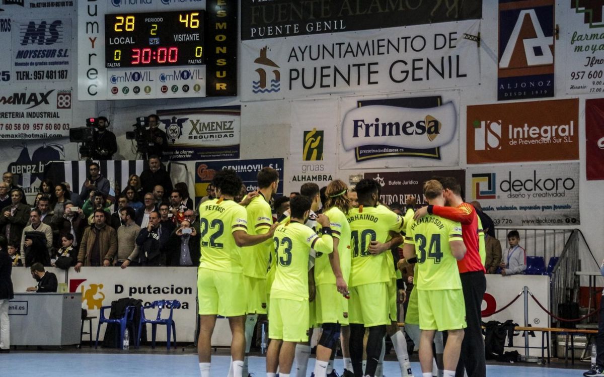 Puente Genil – Barça Lassa: Festival golejador per seguir invictes (28-46)