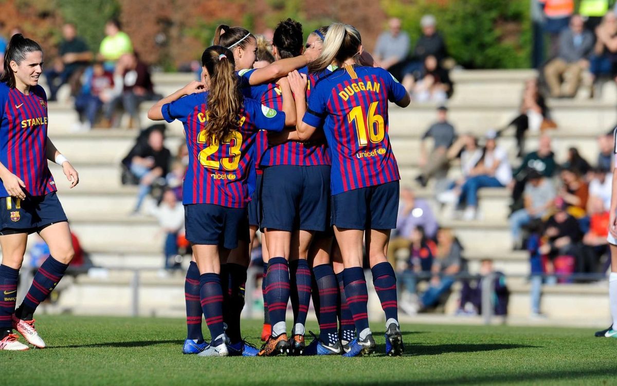 FC Barcelona - Madrid CFF: Lluvia de goles azulgrana (7-0)