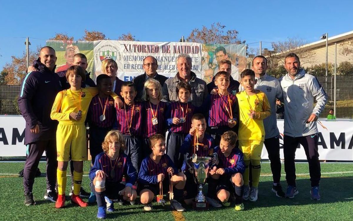 El Benjamín A golea al Real Madrid (6-1)
