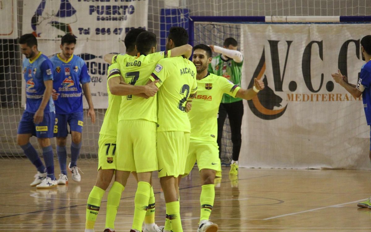 Peñíscola 1-5 Barça Lassa: Exhibition to qualify for the quarterfinals