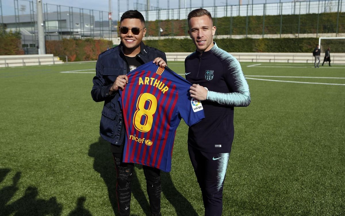 La trobada entre Arthur i Felipe Araújo