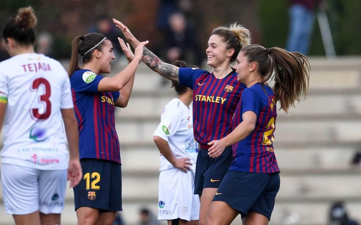 Barça Femení – EDF Logronyo: Triomf treballat per seguir a dalt (2-0)