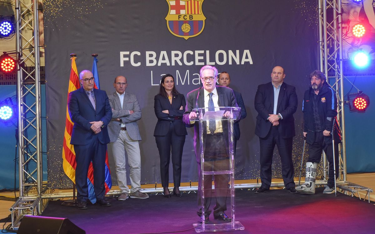 El berenar de Nadal de La Masia