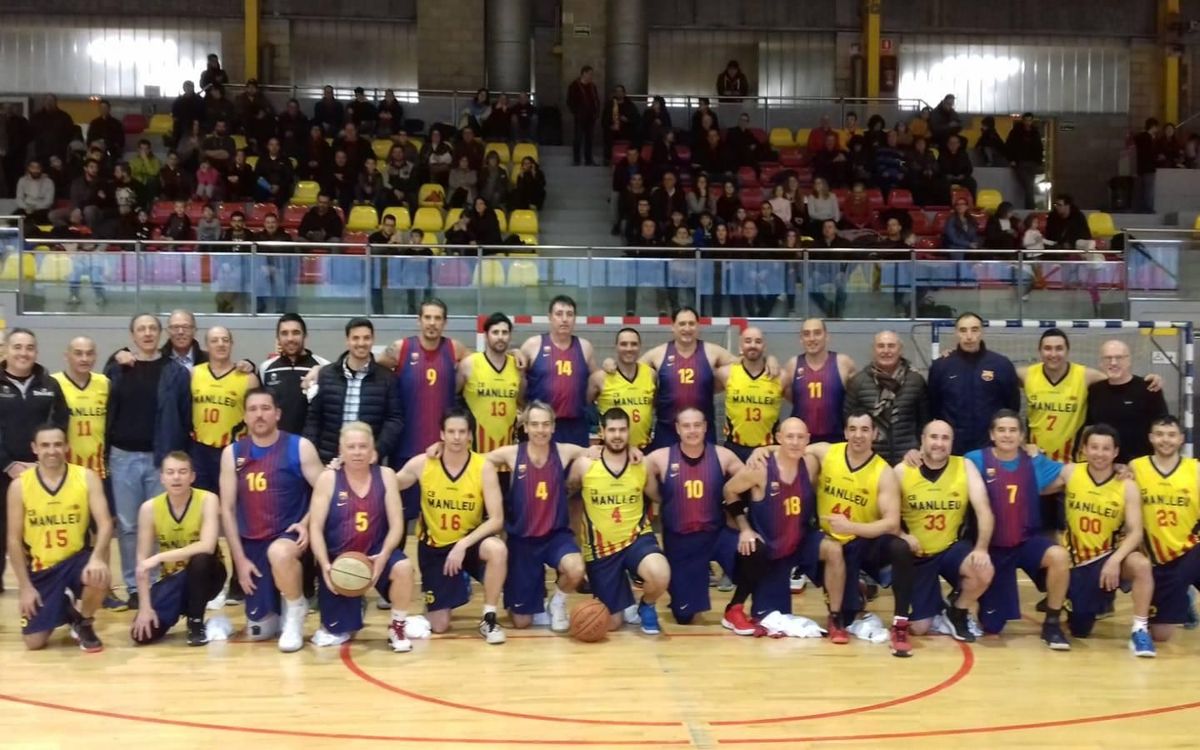Los Veterans FCB, con La Marató