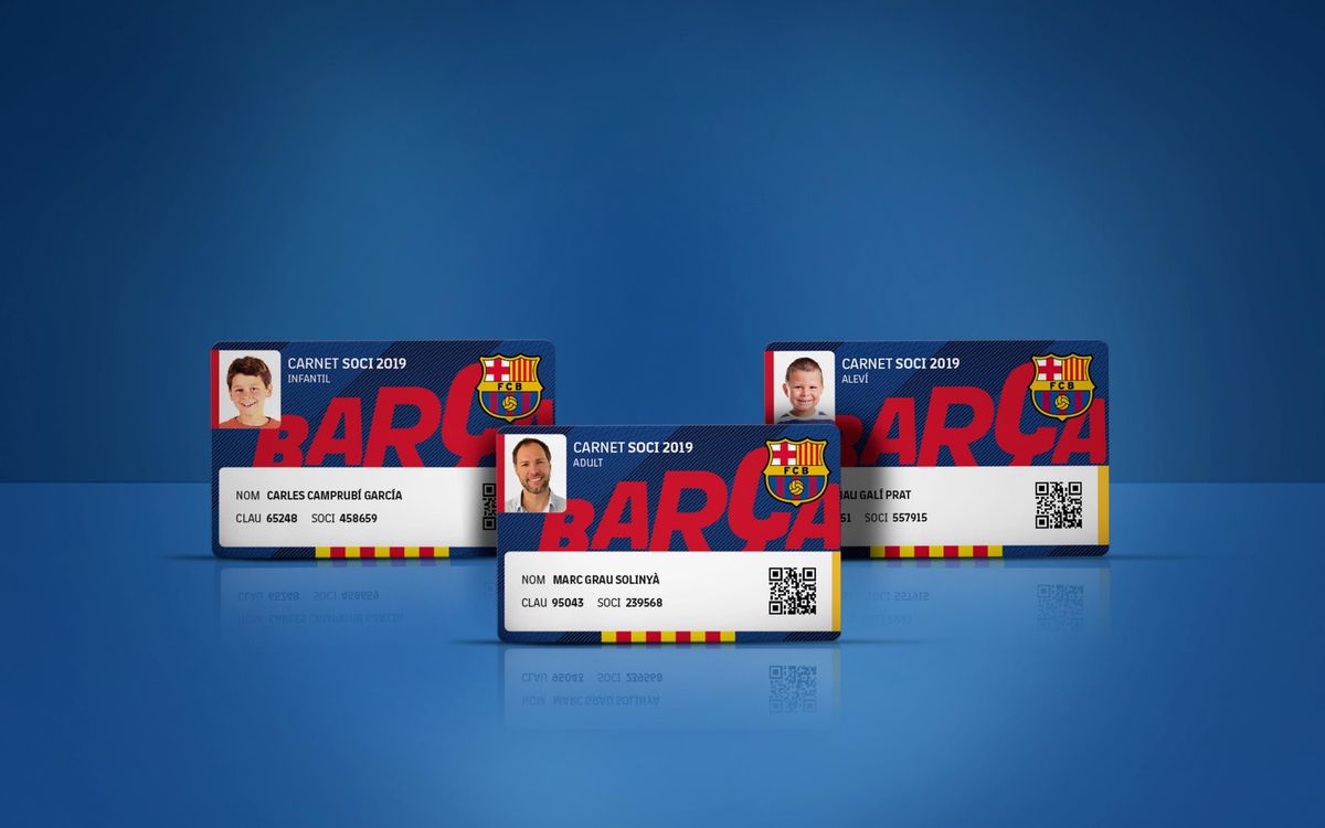 Renovació dels carnets de soci i de compromís per al 2019