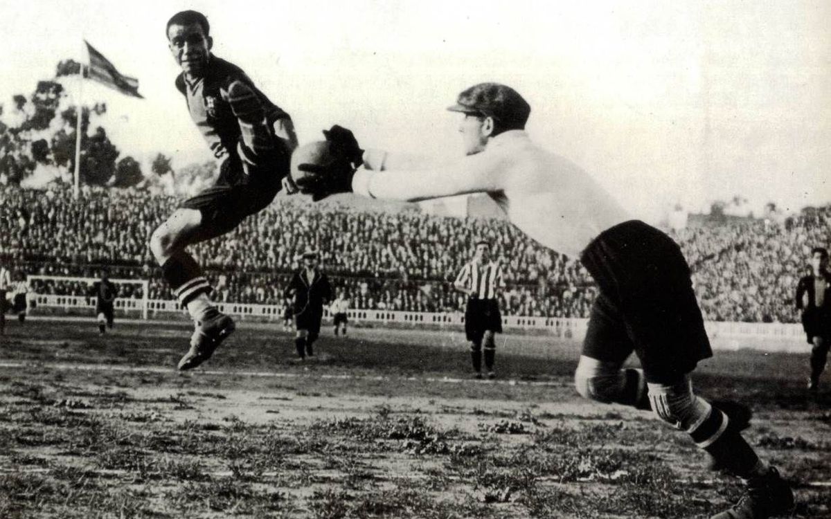Only Samitier to beat in the Cup for Messi
