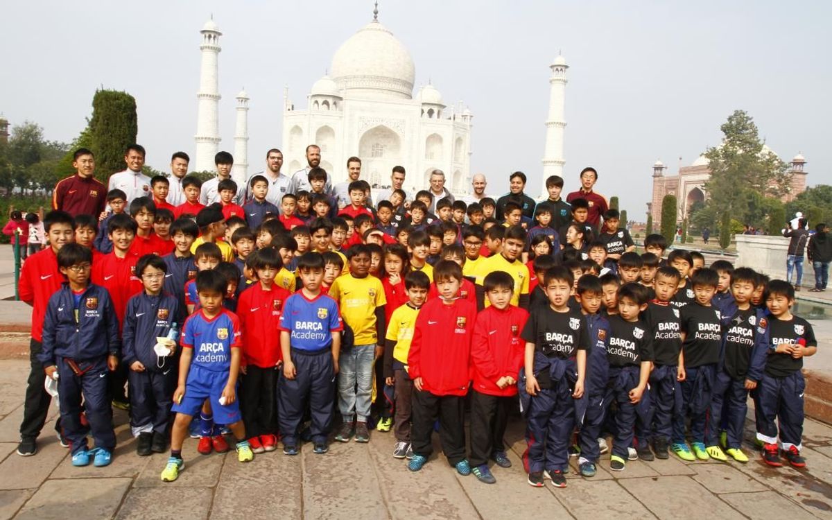 More than 500 boys and girls from the Barça Academy meet in Delhi for the first edition of the Barça Academy Cup APAC