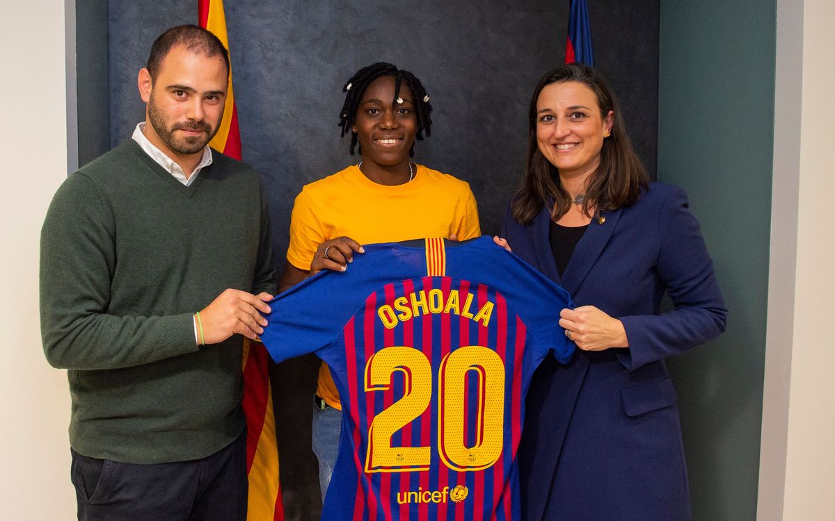 Acord per a la cessió d’Asisat Oshoala