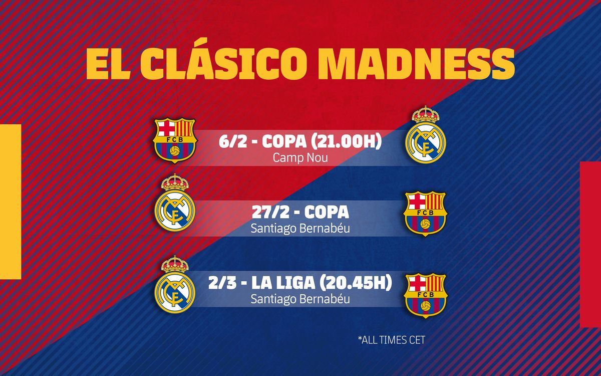 Three Clásicos in 25 days