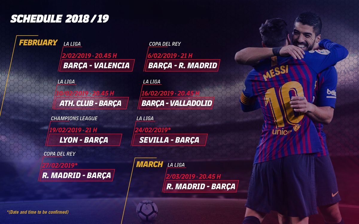 February's demanding fixtures