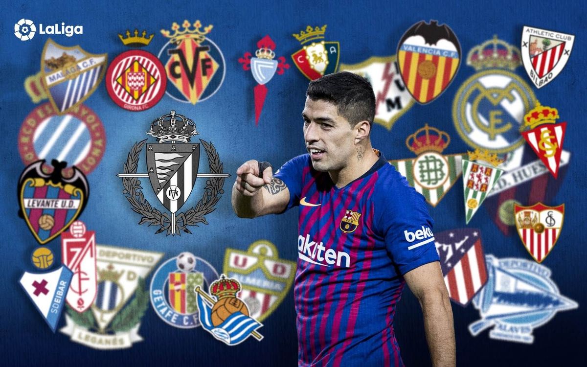 The next goal for Luis Suárez, Valladolid