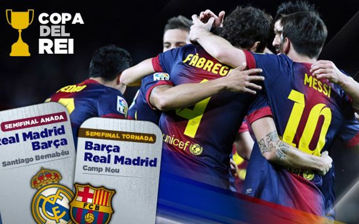 Madrid – Barça, semifinals de Copa