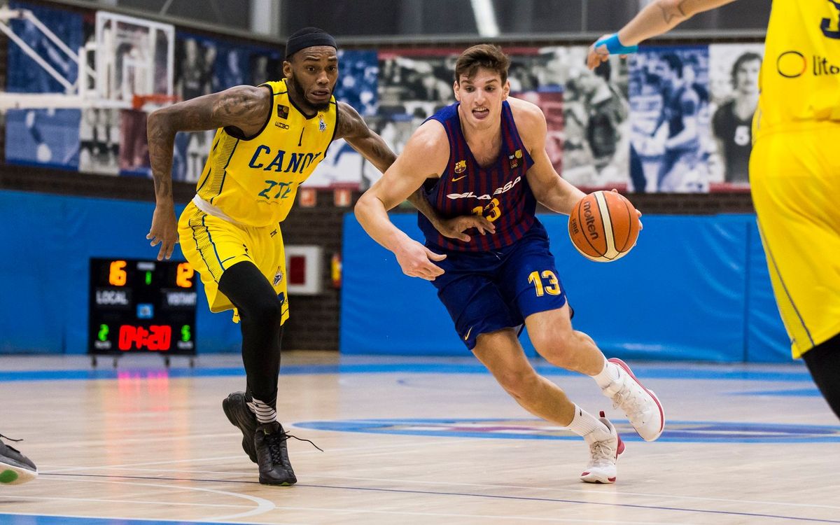 Barça Lassa B - ZTE Real Canoe: Triunfo merecido (64-61)