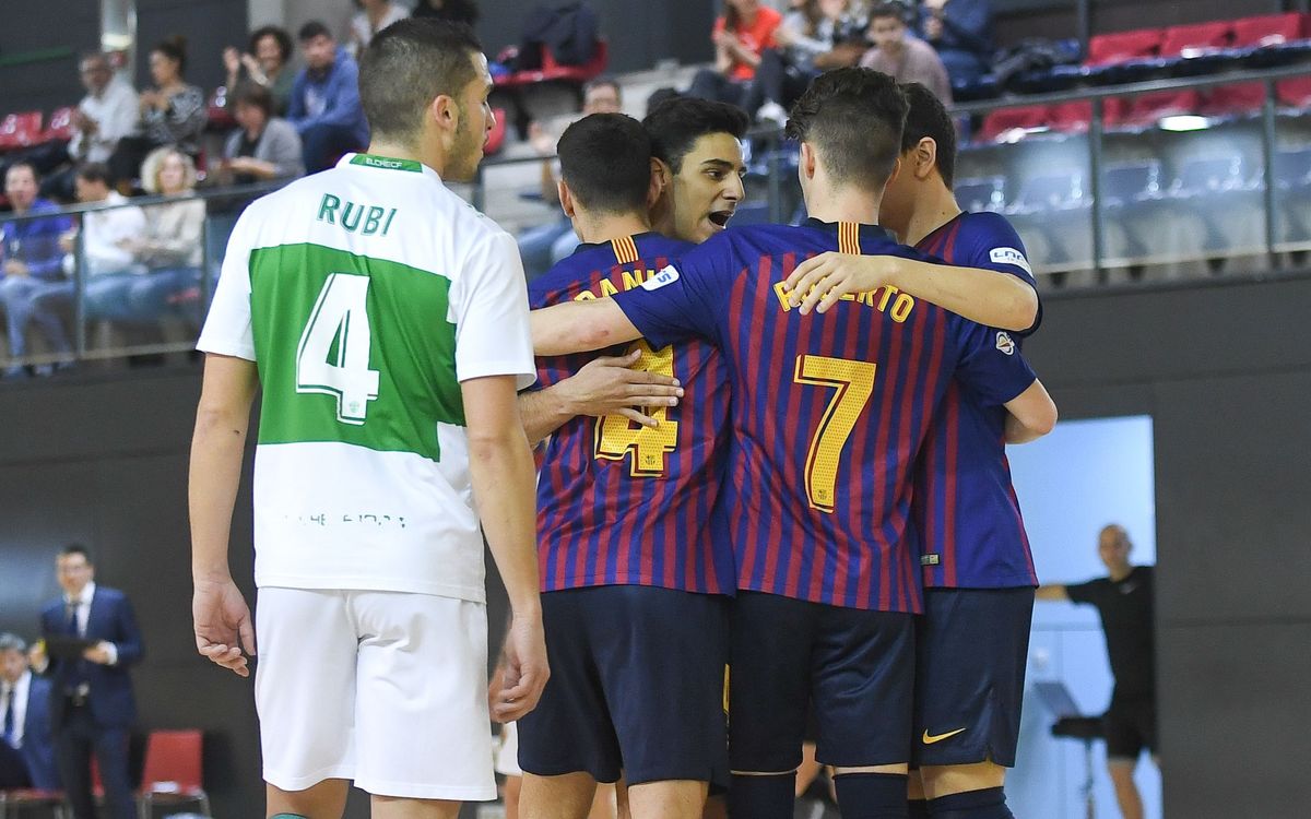 Barça Lassa B – Axa Hita Port Elche: Segueixen en bona línia (4-3)