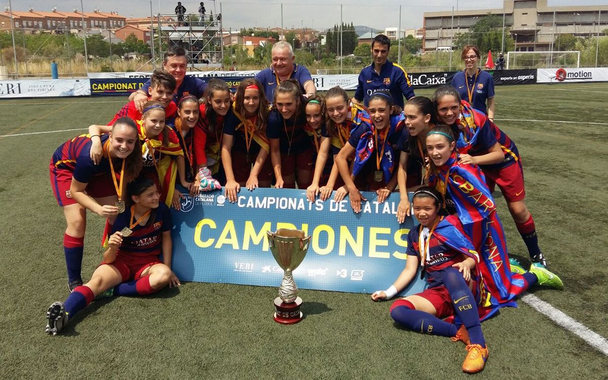 El Infantil-Alevín, campeón de Catalunya