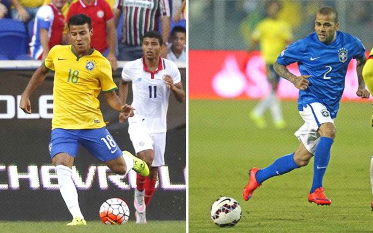 Rafinha i Dani Alves, citats per a la Copa Amèrica