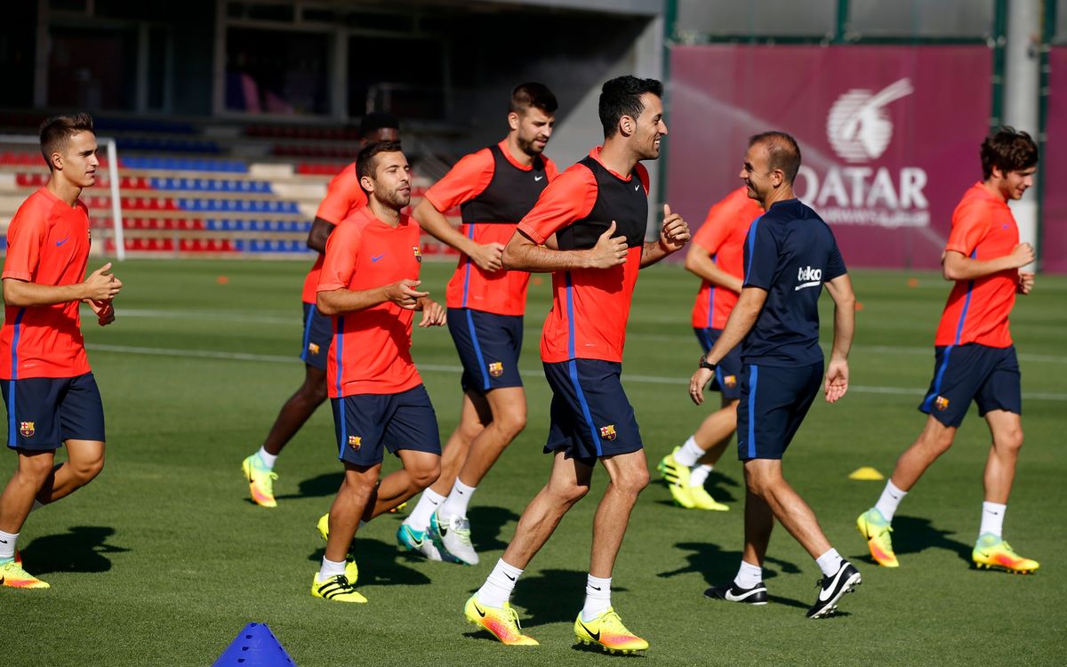 Entrenamiento de recuperación en la Ciudad Deportiva tras la goleada al Betis