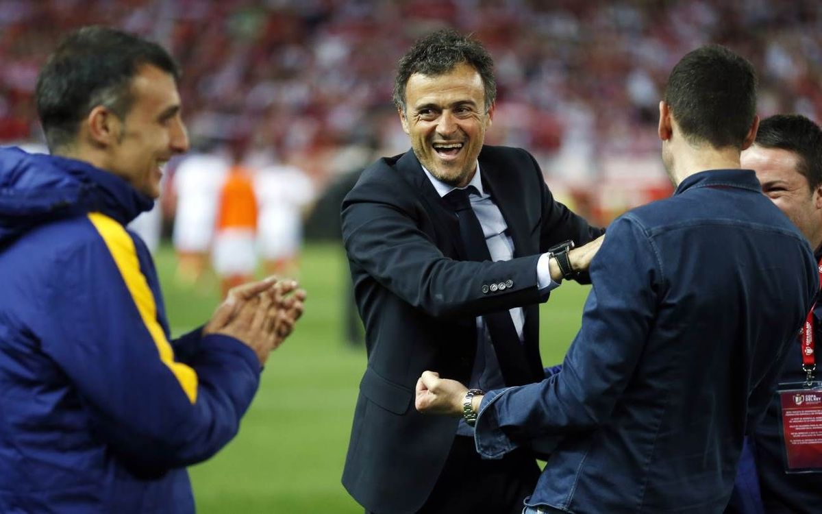 Luis Enrique assoleix les 100 victòries a la banqueta del FC Barcelona