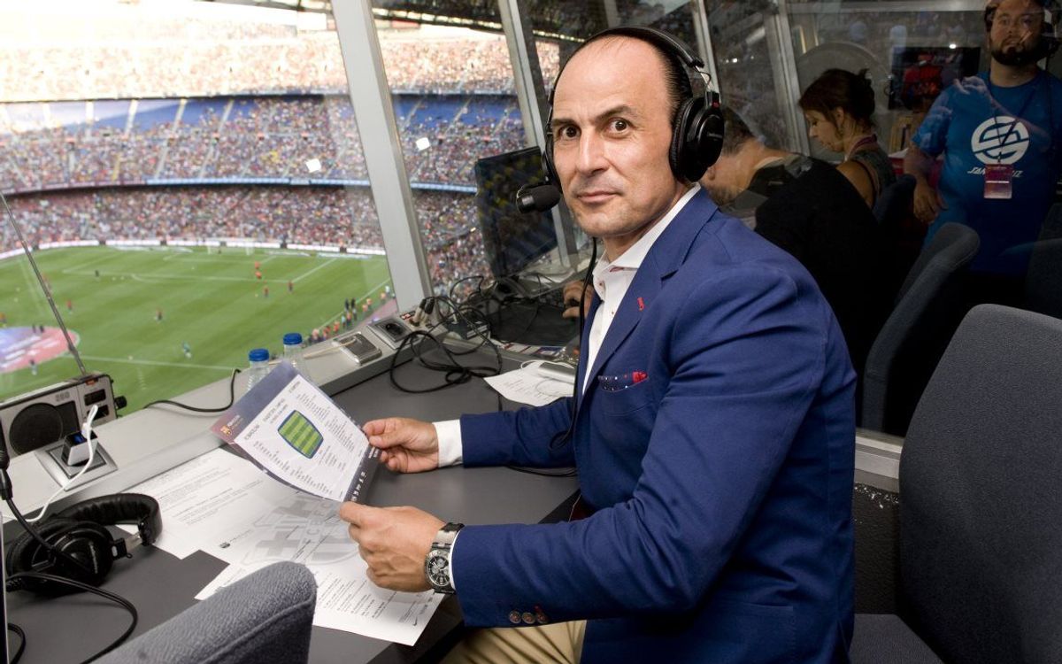 Carles Vich se estrena como ‘speaker’ del Trofeo Joan Gamper