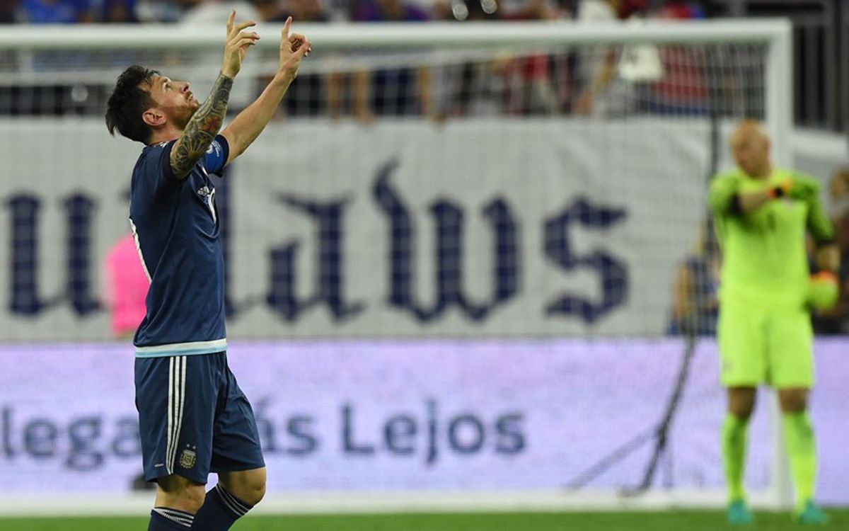 La felicidad y el orgullo del MVP Messi, a un paso de ganar la deseada Copa América
