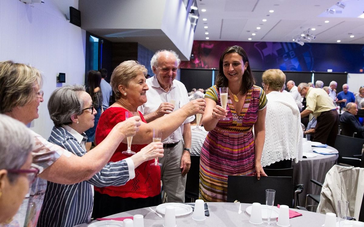 El Casal de l’Avi Barça celebra la fiesta final de temporada