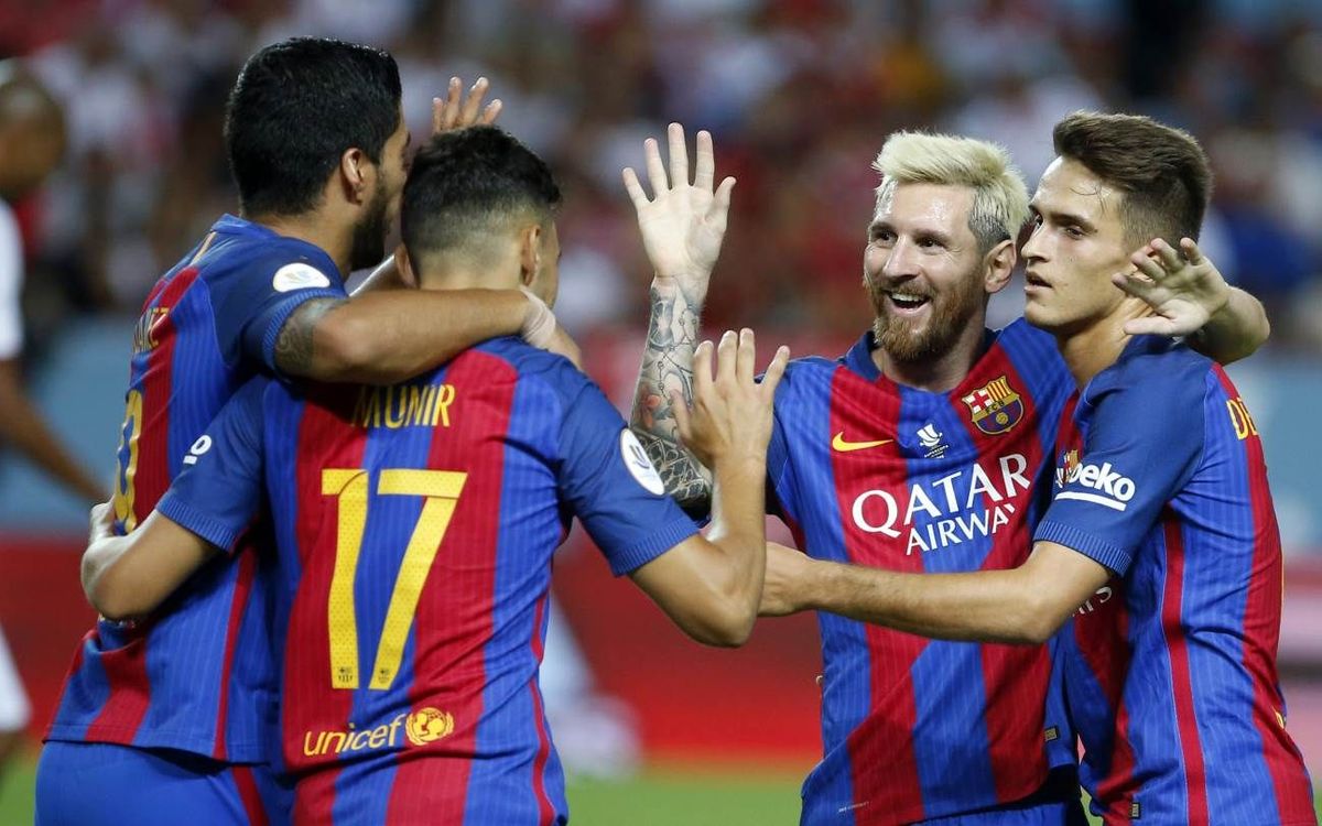 Sevilla FC – FC Barcelona: Avantatge blaugrana per encarar la Supercopa (0-2)