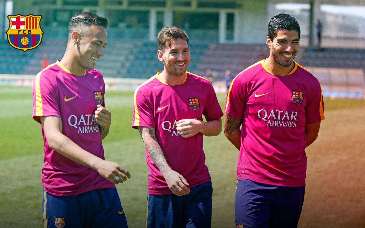 Lo que no has visto de un entrenamiento del Barça