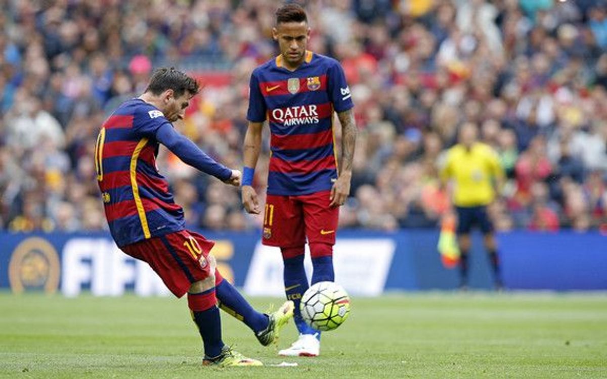 El tercer hat-trick més ràpid de Messi