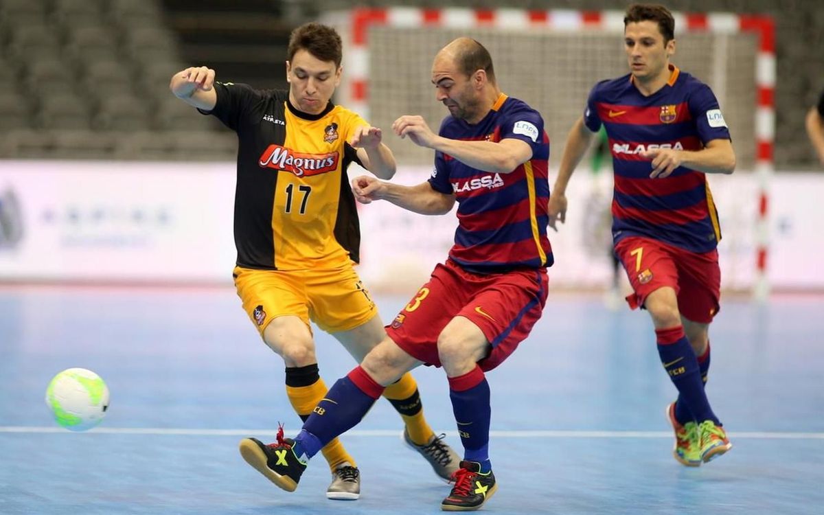 FC Barcelona Lassa - Magnus Futsal: La tanda de penaltis no hace justicia (3-3, 1-3)