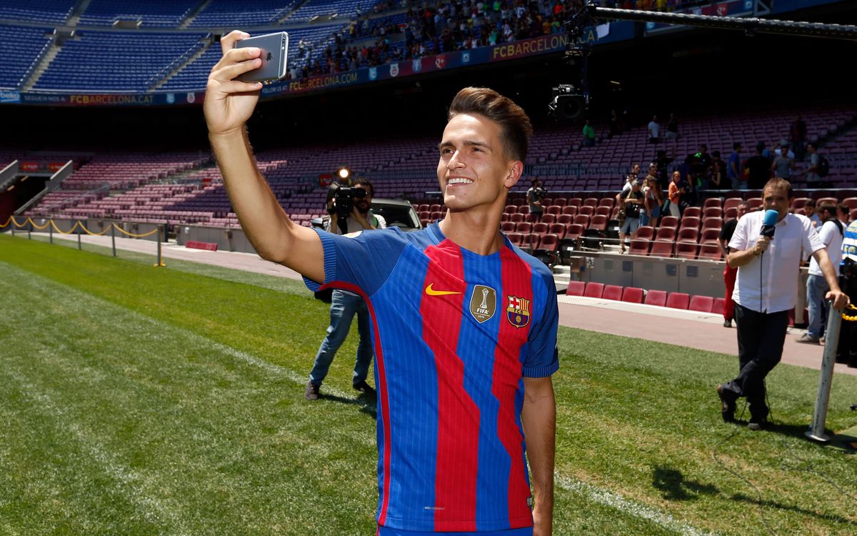 La otra cara de la presentación de Denis Suárez, el primer fichaje del FC Barcelona 2016/17