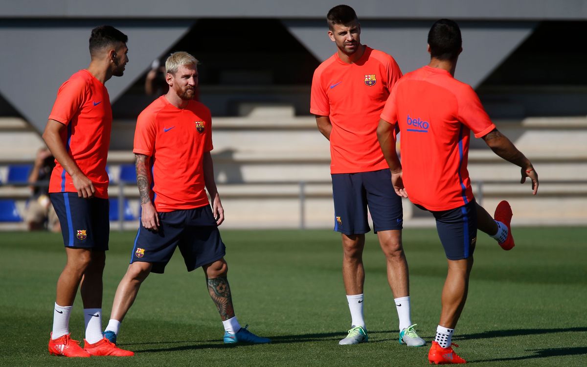 Ultiman la preparación antes de viajar a Sevilla