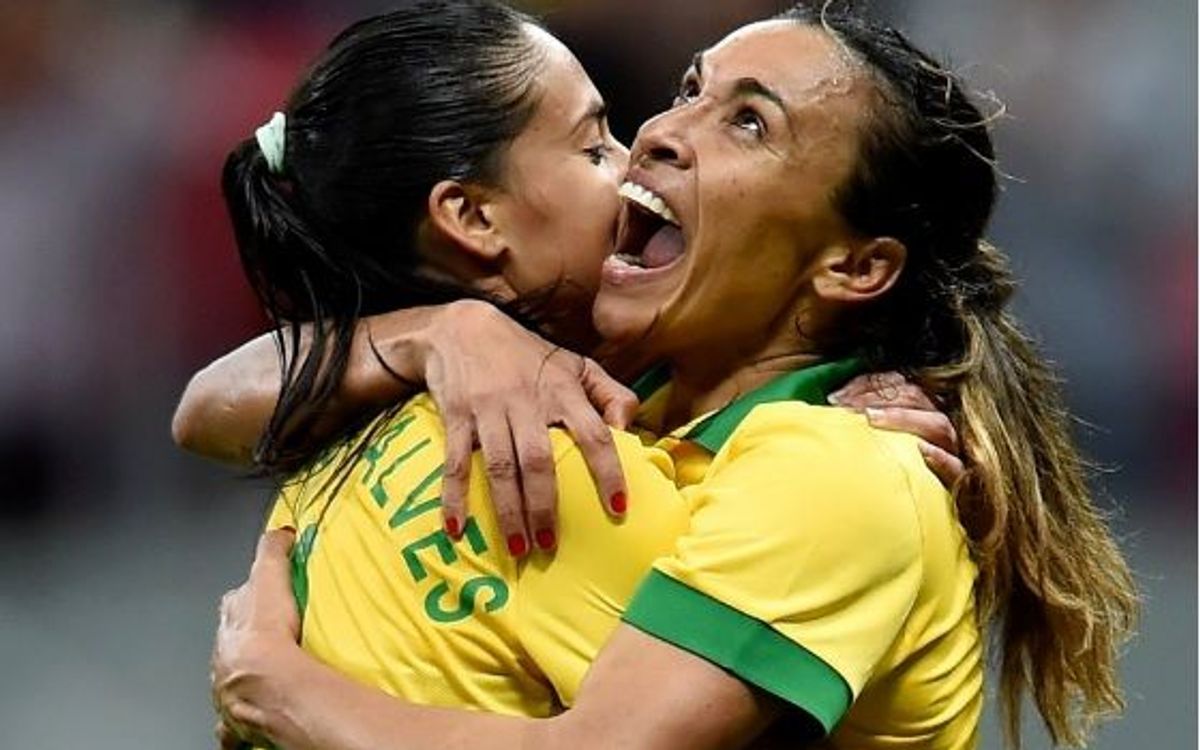 Goleada del Brasil de Andressa Alves a Suecia (5-1)